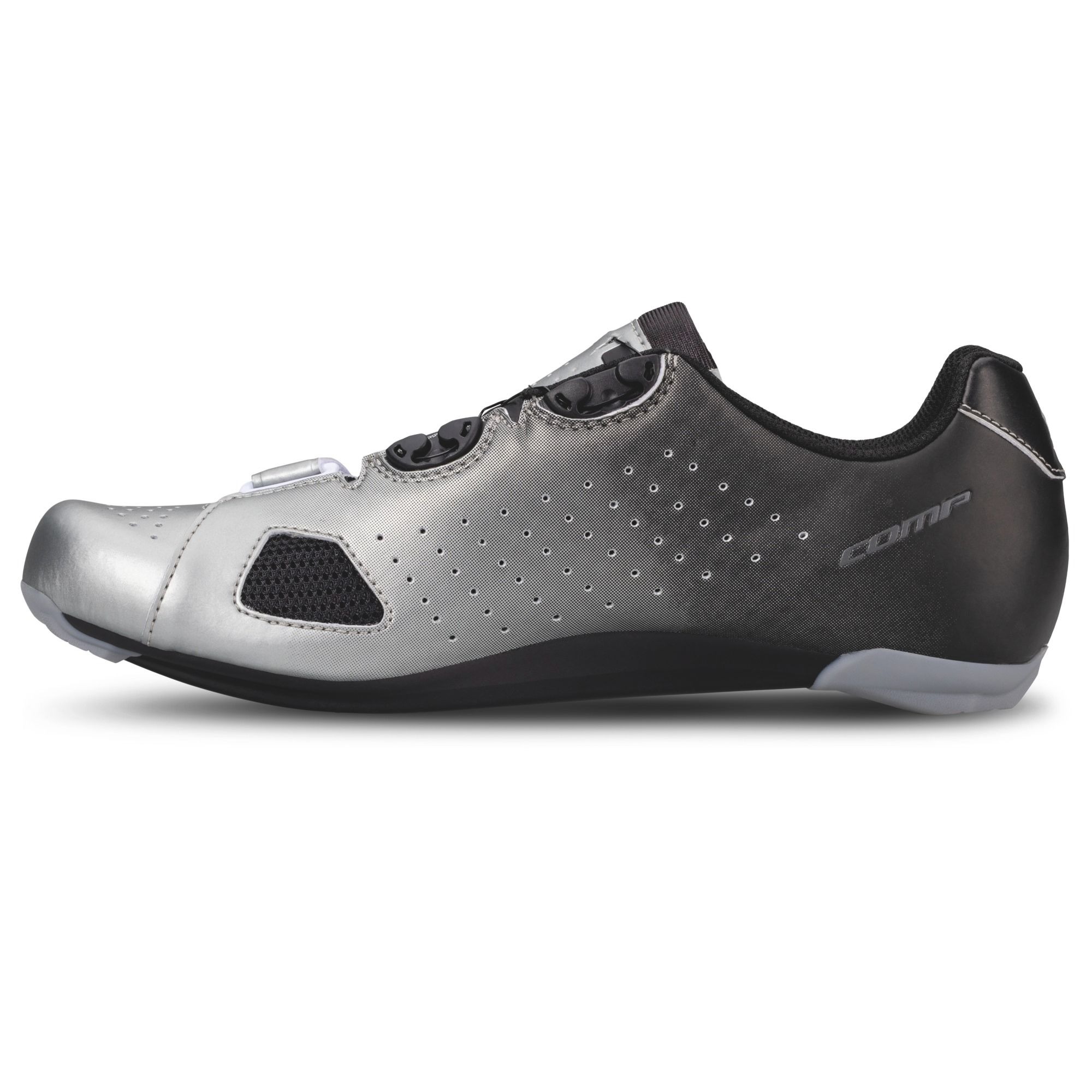 SCOTT Comp BOA cykelsko racer black fade/metallic silver herre