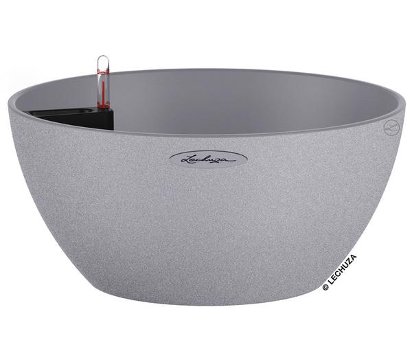 LECHUZA® Kunststoff-Schale 'Cubeto Stone',
