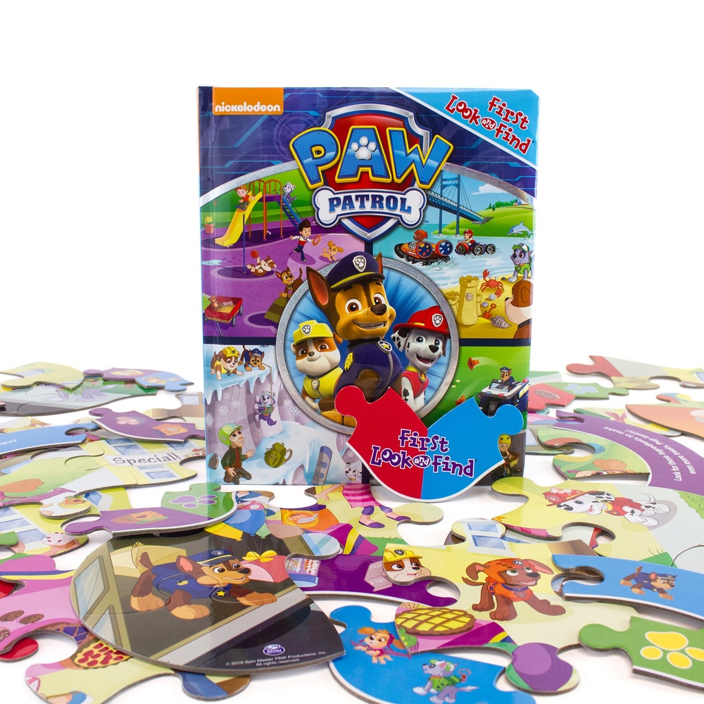 Mein erstes PAW Patrol Suchbuch mit riesigem Bodenpuzzle