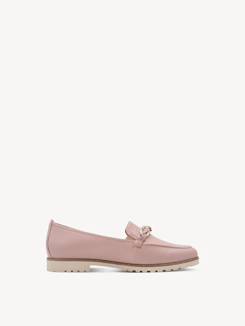 Leren Instappers - roze