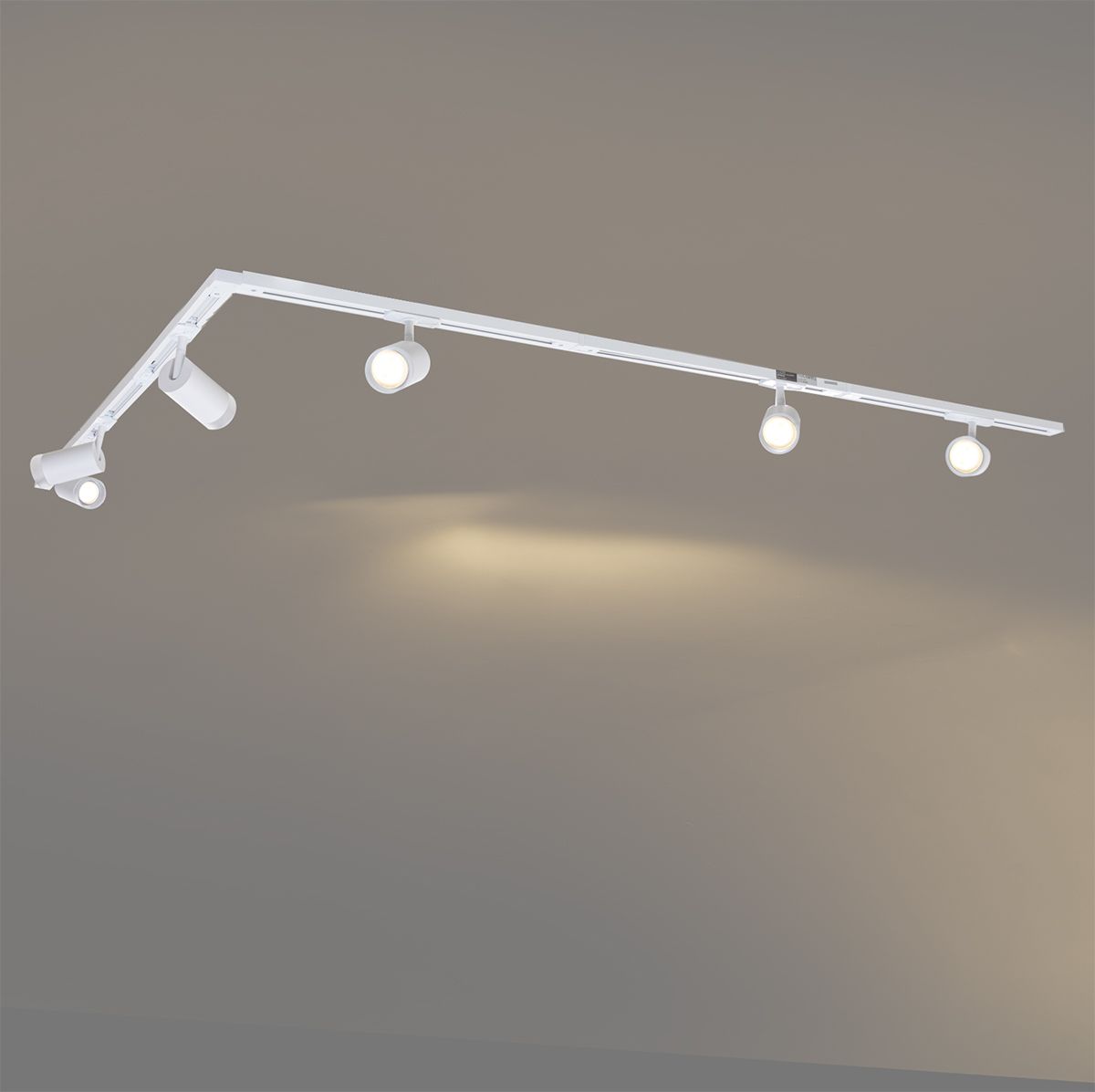 Modern railsysteem met 5 spots wit 1-fase - Iconic Jeana