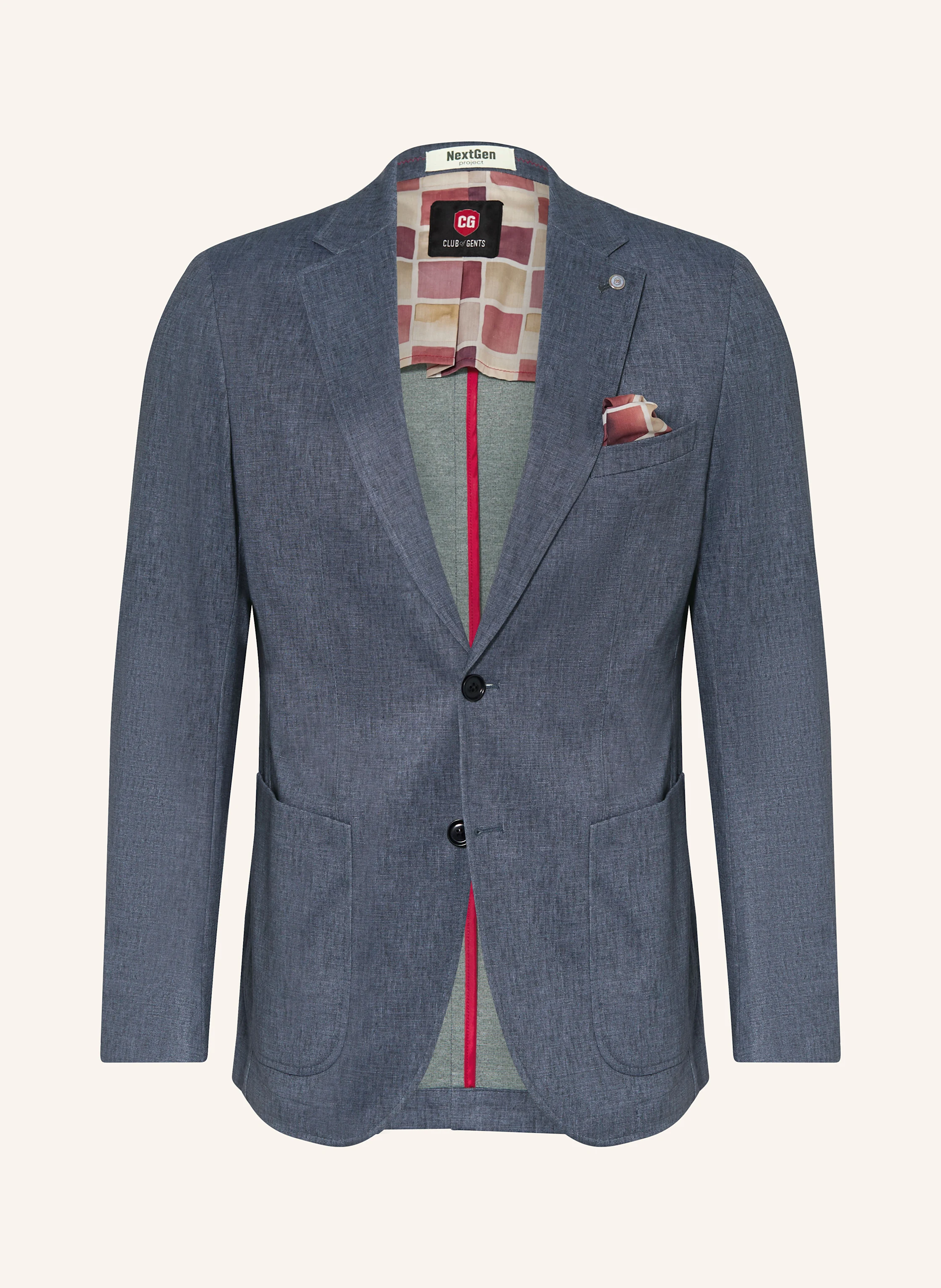 CG - CLUB of GENTS Anzugsakko CG CARTER Slim Fit aus Jersey