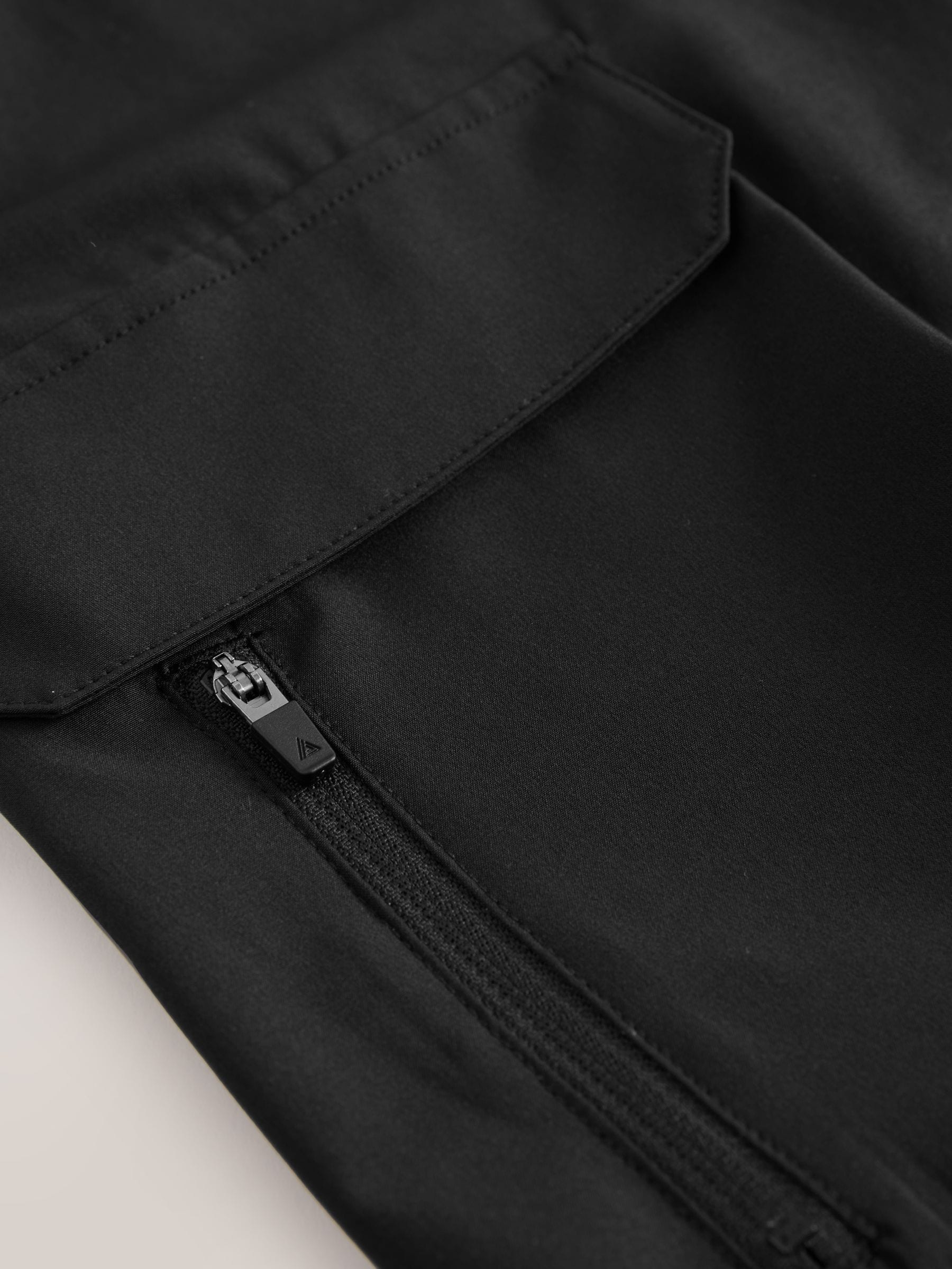 Zwart - Active cargo gym trainingshorts