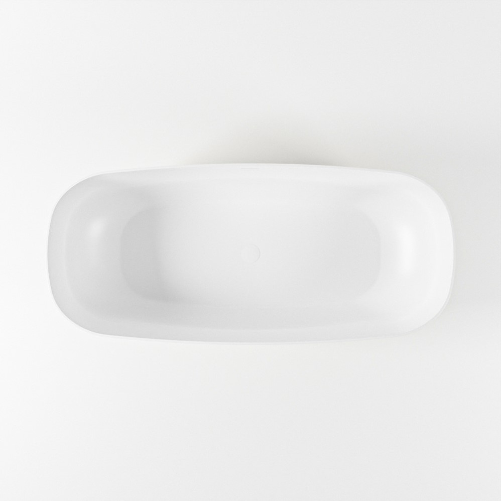 Mondiaz Stone vrijstaand bad 170x75cm kleur linen/talc
