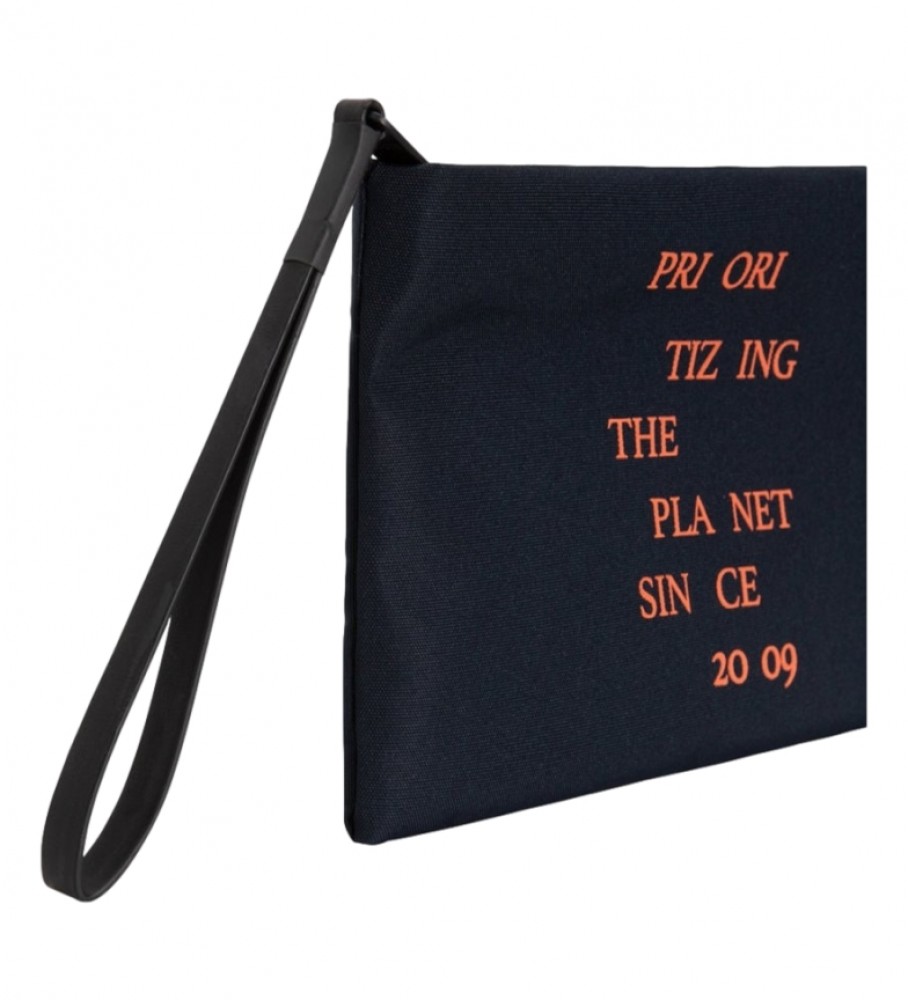 ECOALF Clutch New Lupita azul marinho