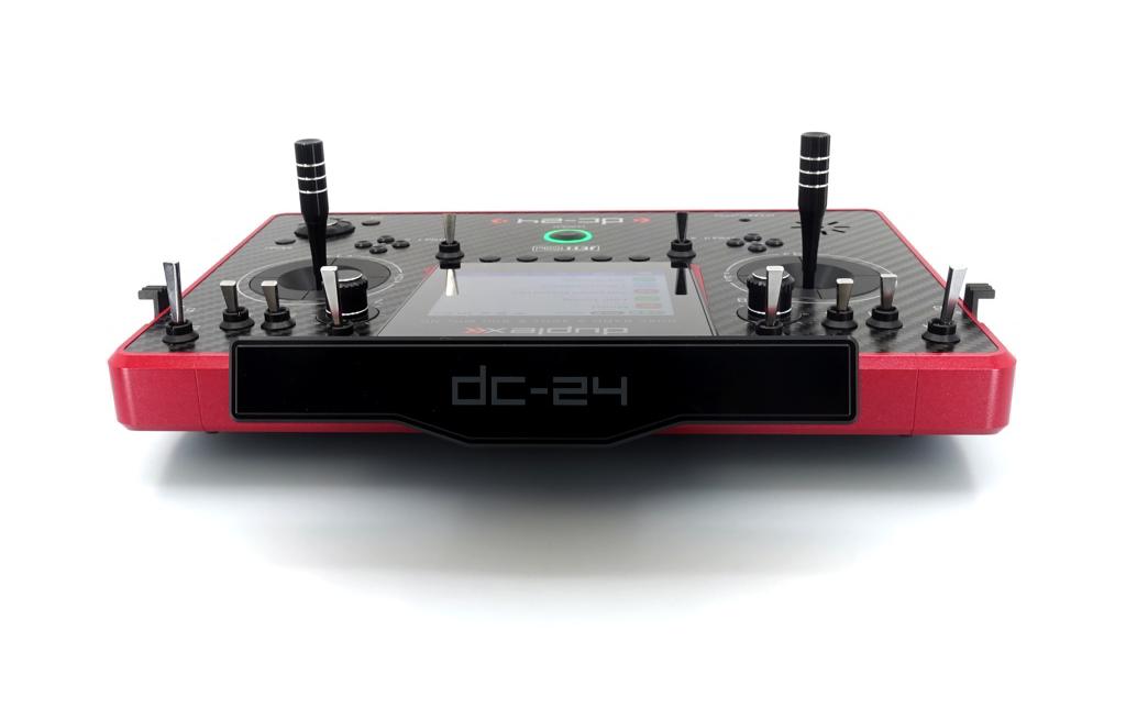 Fernsteuerung DC-24 II Carbon Line Rubinrot<br>Professioneller 2.4 GHz Duplex Pultsender