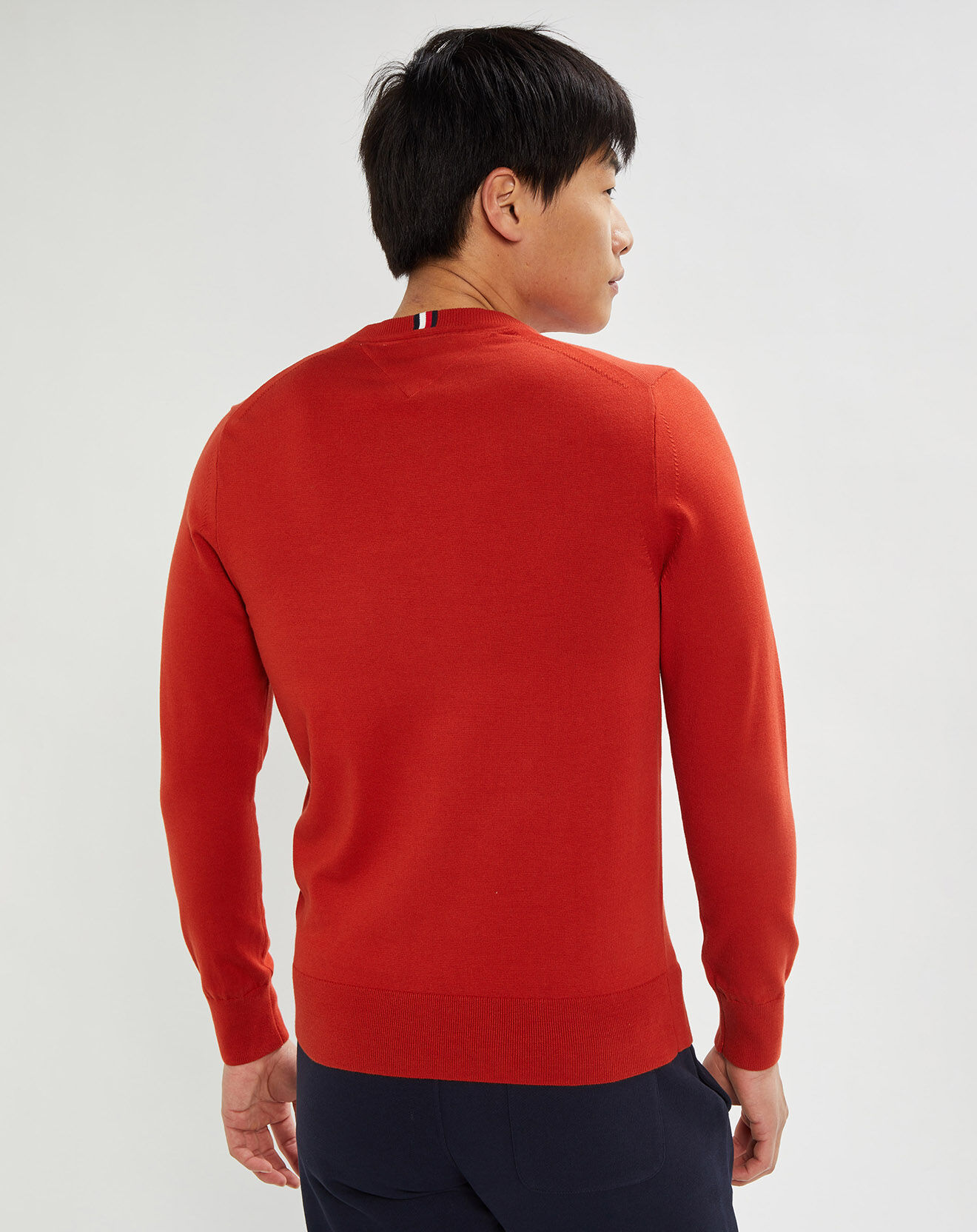 Tommy Hilfiger Pull 1985 col rond rouge