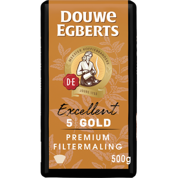 Douwe Egberts Excellent Gold Filtermaling 500 g