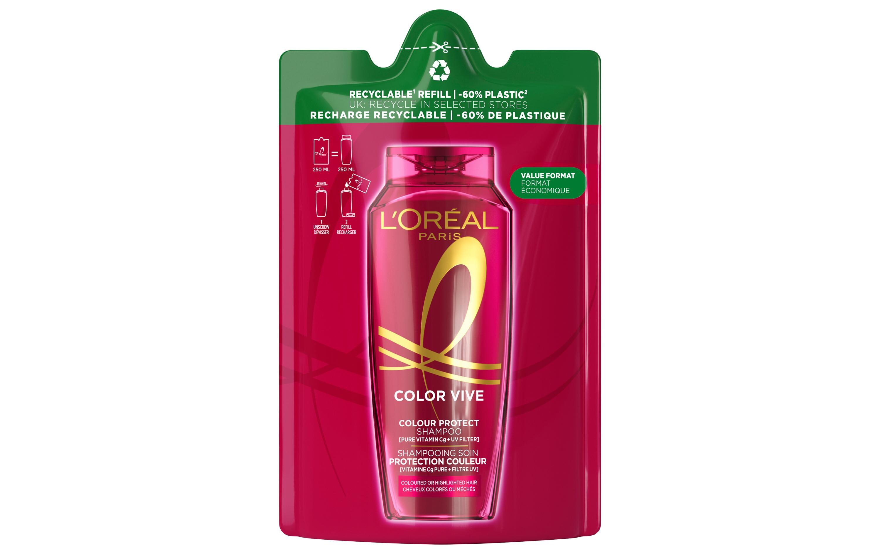 Shampoo Color Vive Eco-Pack 250 mlPflege-Spülung Haarshampoo mit Farbschutz