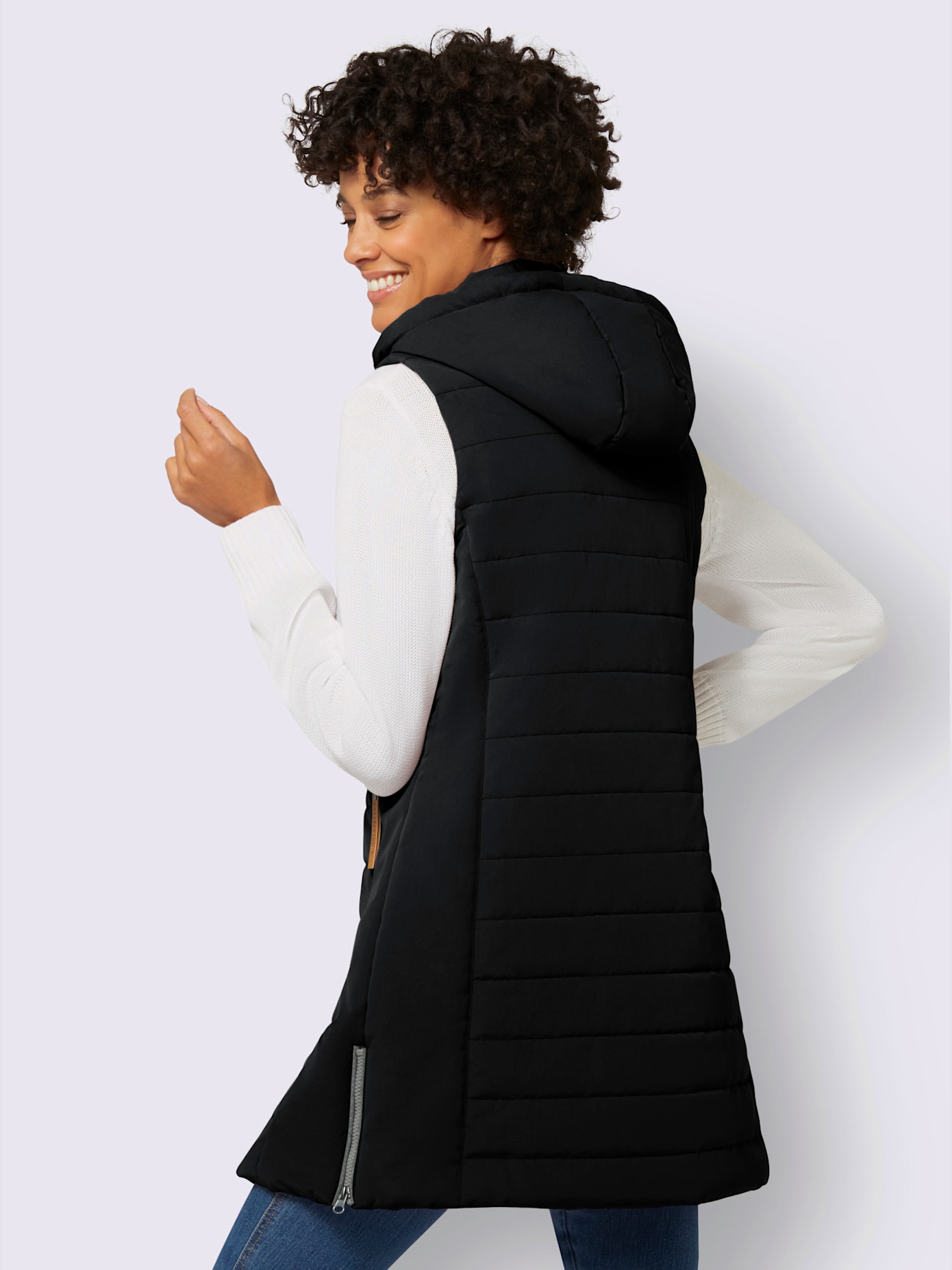 Gilet long qualité matelassée