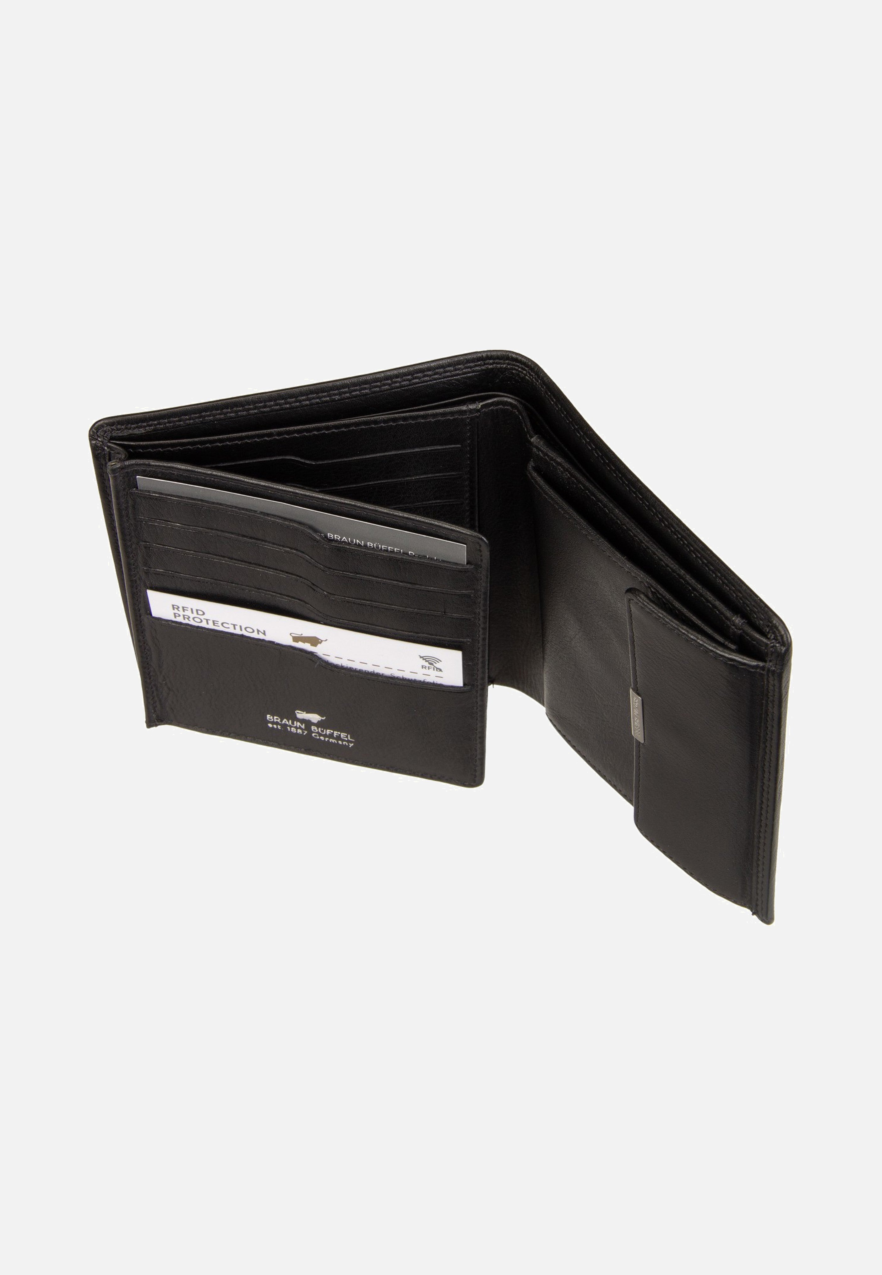 Golf RFID Coin Wallet H 12Cs Black - Portemonnaie