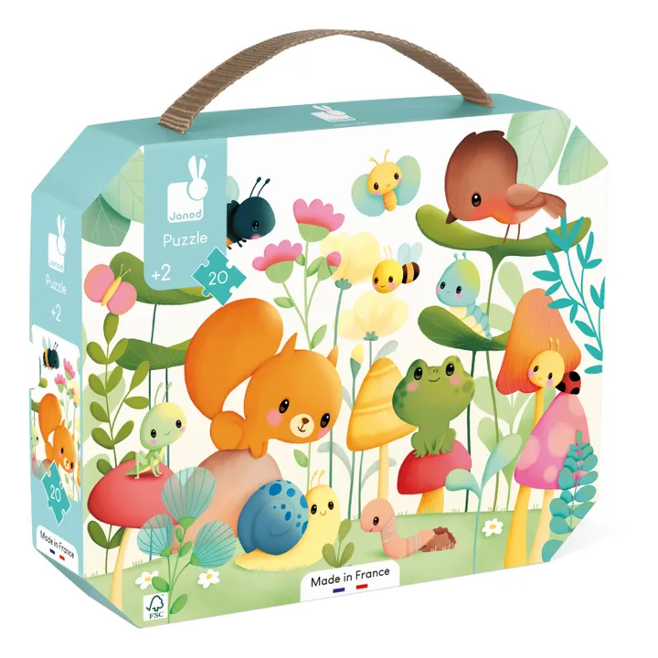 Janod Puzzle Les compagnons du jardin - 20 pièces