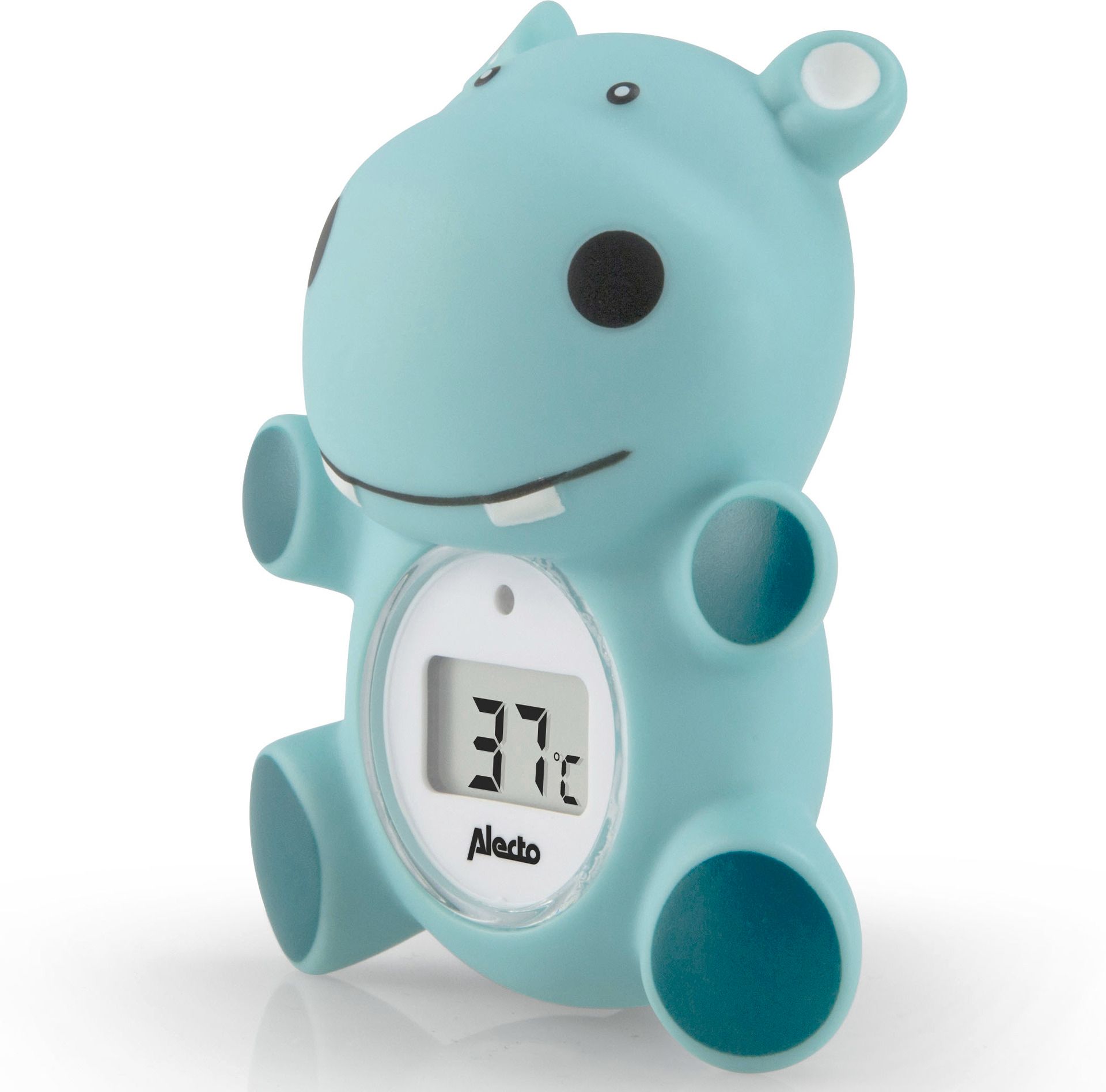 Alecto BC-11 HIPPO Kinder Raum- und Badewannenthermometer Nilpferd grün