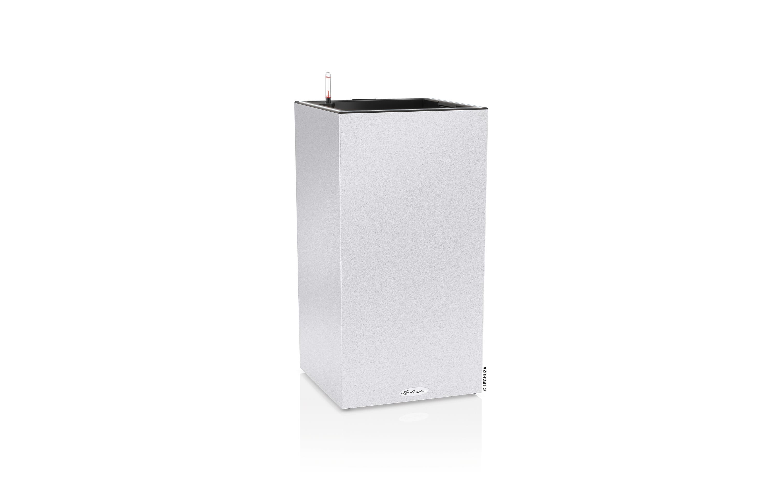 Blumentopf Canto Stone 40 High, Quarzweiss<br>Pflanzentopf in Natursteinoptik