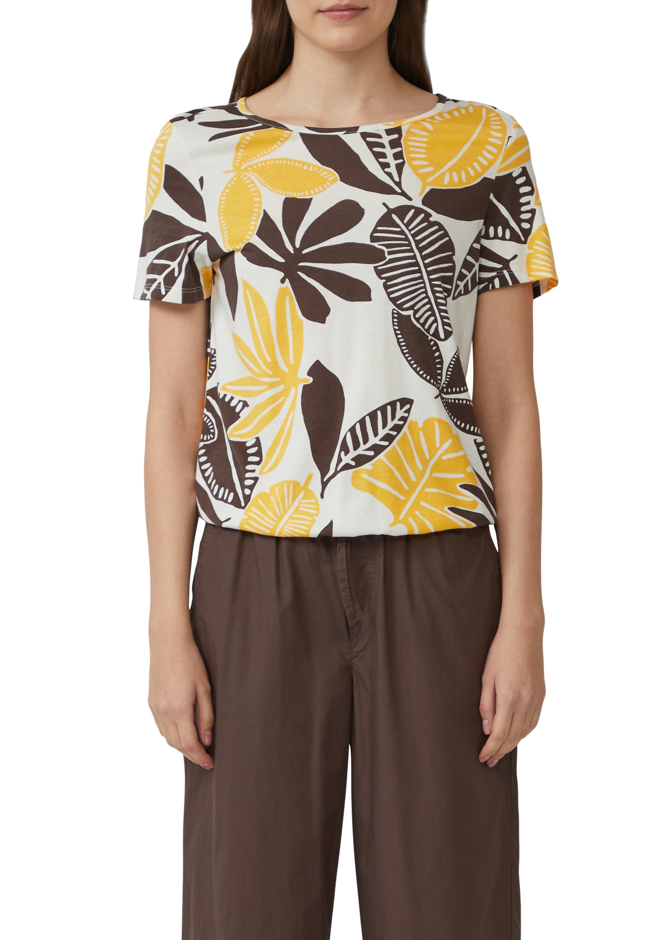 s.Oliver Print-Shirt , im O-Shape mit Cut-out