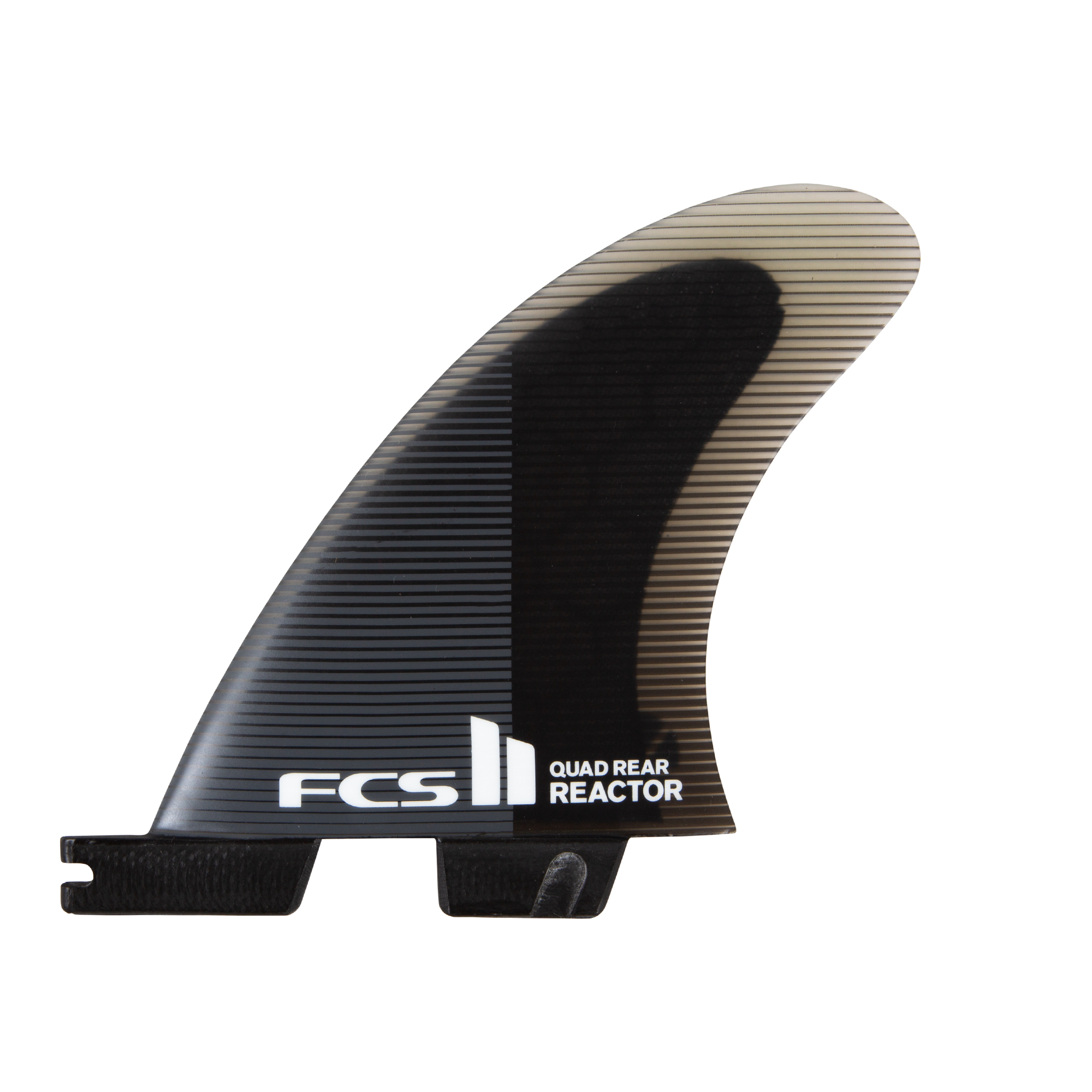 FCS FCS II Reactor PC Charcoal/Black Medium Quad Rear