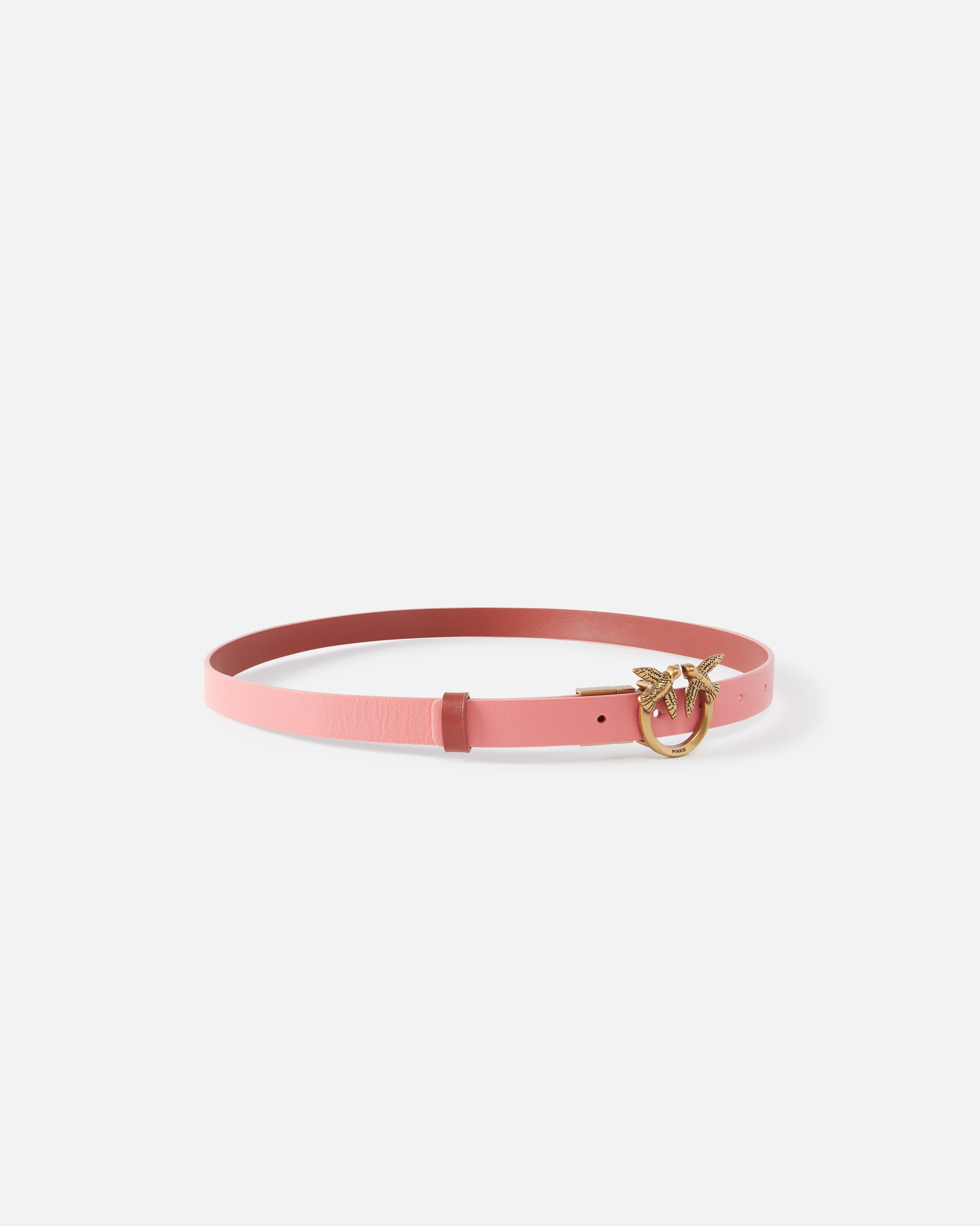 Ceinture fine réversible | Rose