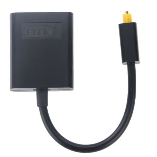 Toslink optisk splitter med doble utganger
