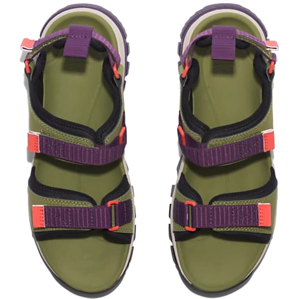 Sandale de randonnée TIMBERLAND LINCOLN PEAK 2 STRAP SANDAL W MEDIUM GREEN LEATHER