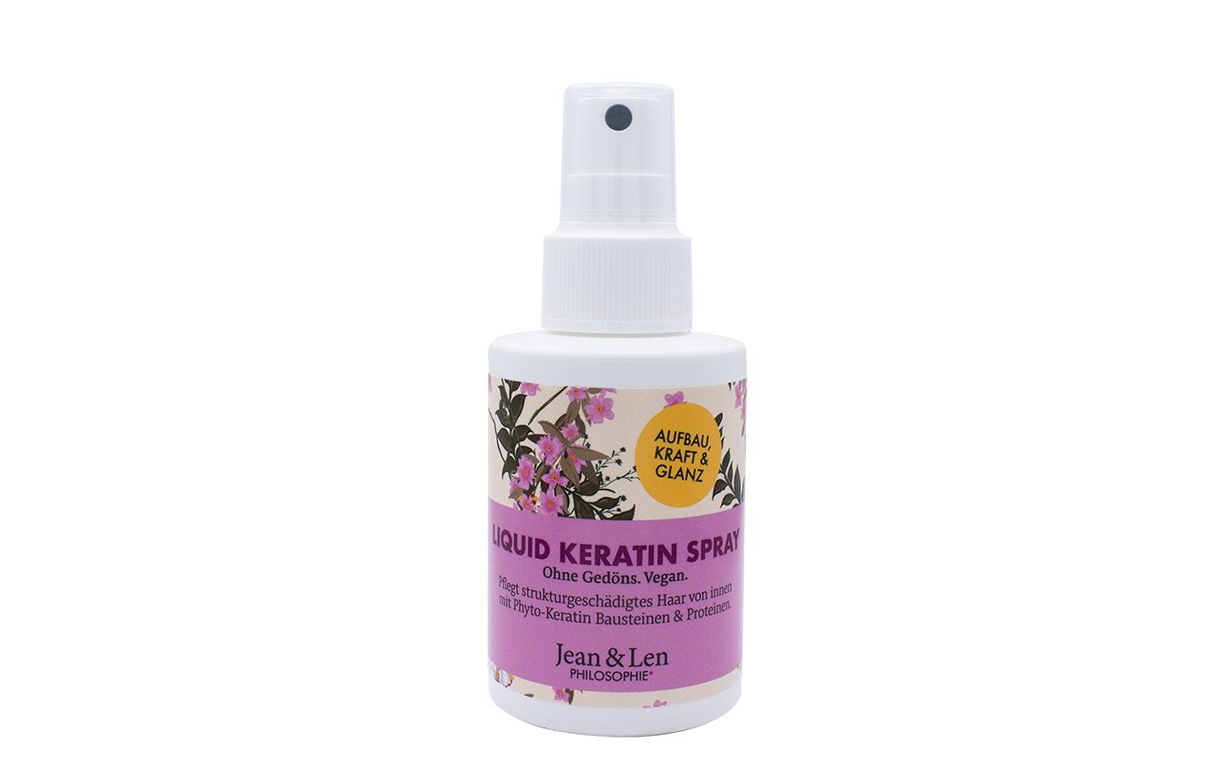 Pflegespray Liquid Keratin 100 mlNatürliche und vegane Haarpflege ohne Silikone und Parabene