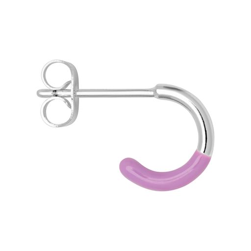 LULU Copenhagen Color Half Dip Hoop, Purple