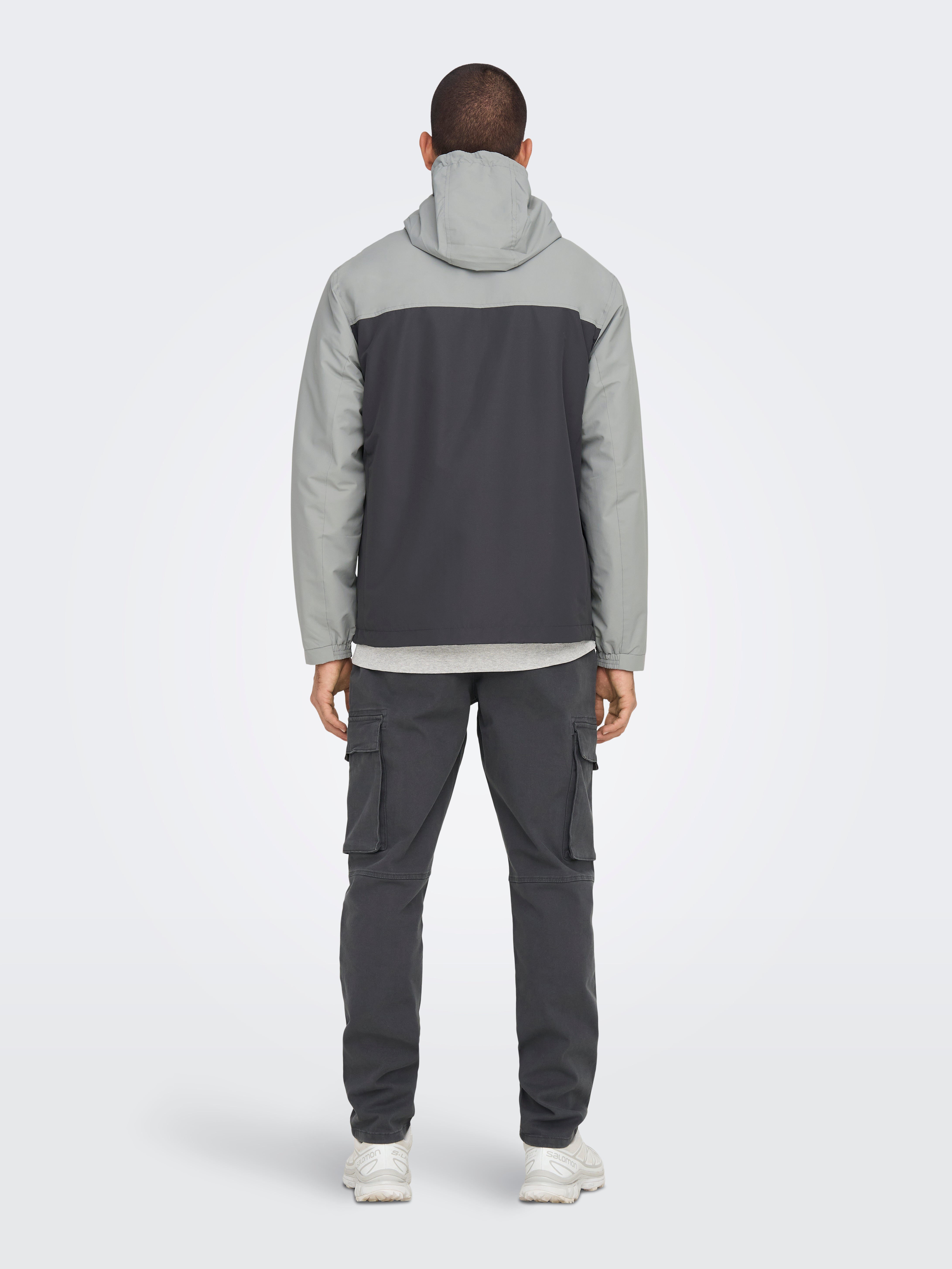 ONSMACK Jacke Grey Pinstripe