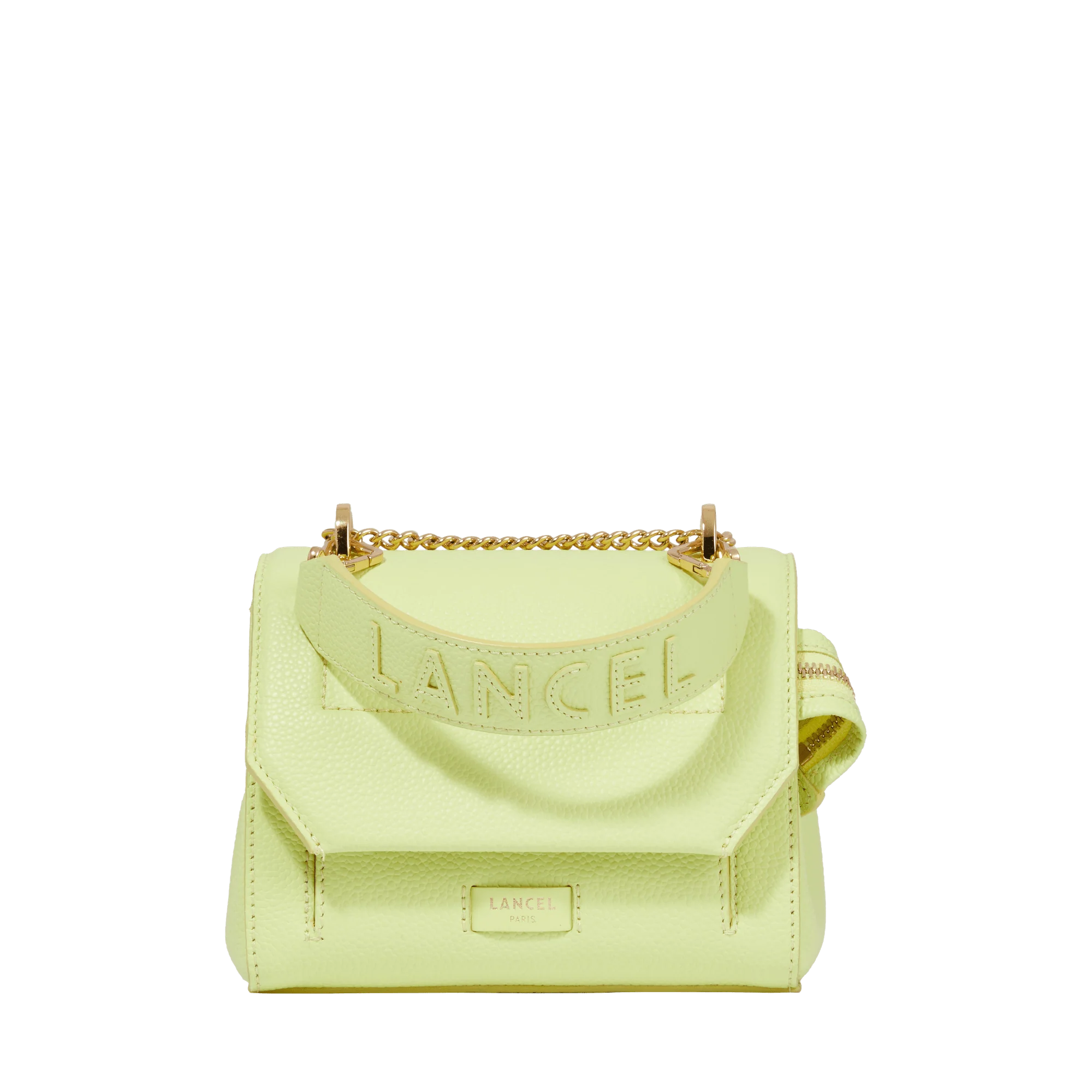 S flap bag Ninon de Lancel-Citron Vert