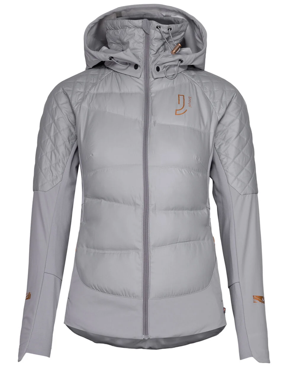 Advance Primaloft Down Jacket Dame Light Grey