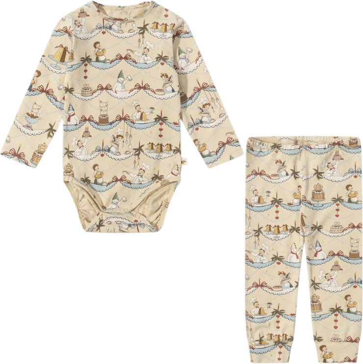 Konges Sløjd BASIC BODY/PANTS SET GOTS Sugar pie
