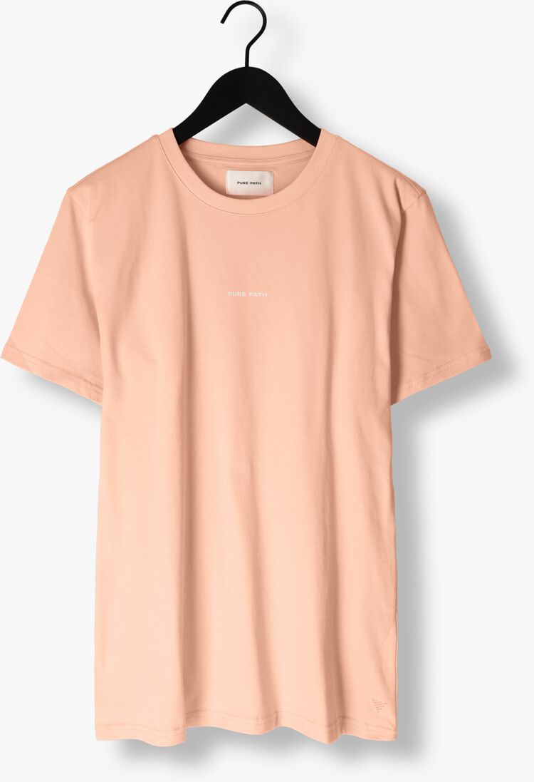 PURE PATH koraal pure path t-shirt tshirt with front and back print