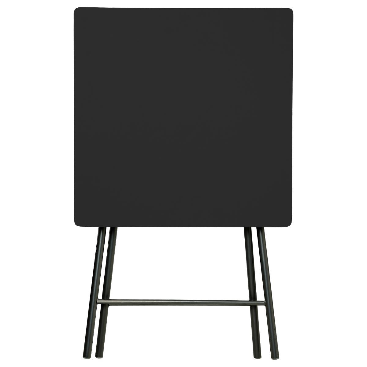 TABLE PLIANTE 60X60CM NOIR