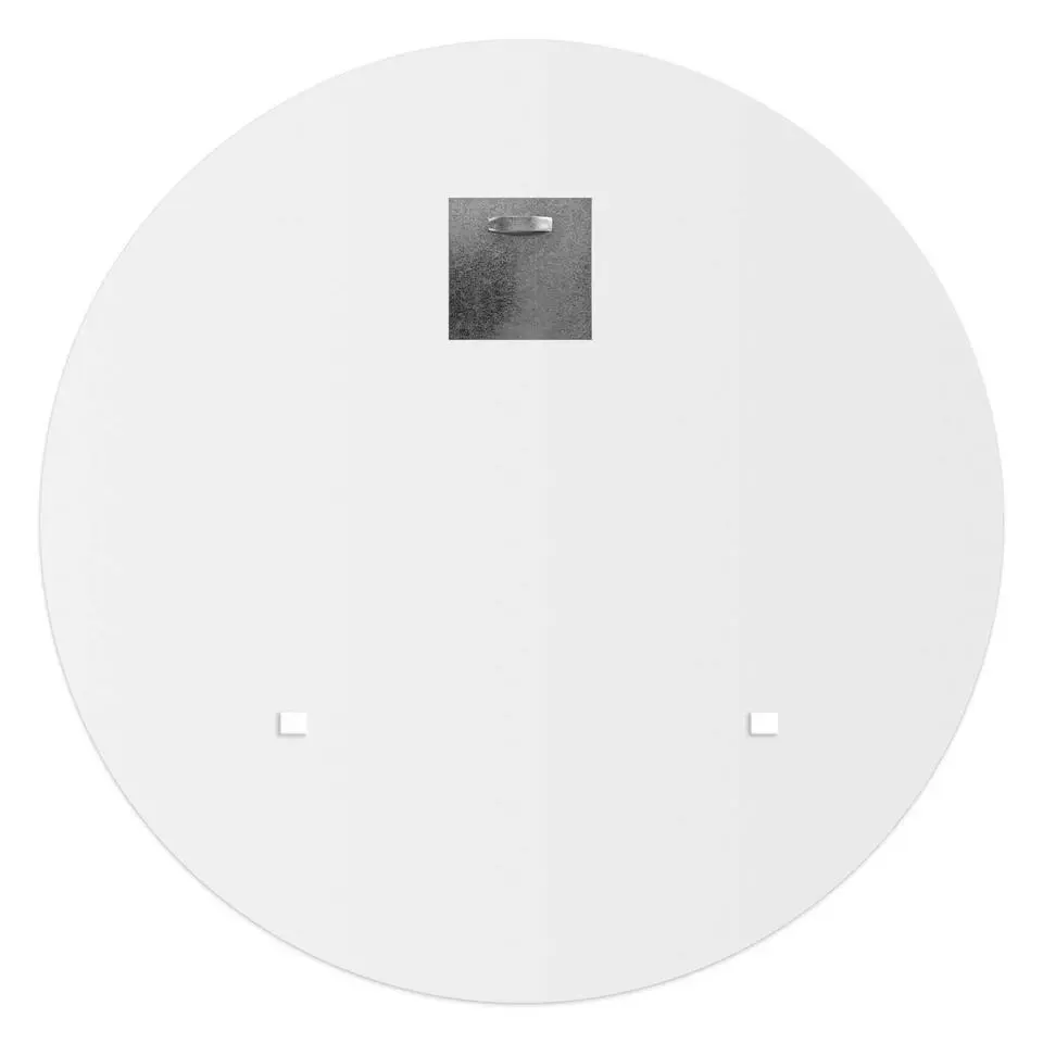 Plexiglasschilderij Zwarte Panter - Ø 70cm - Zwart