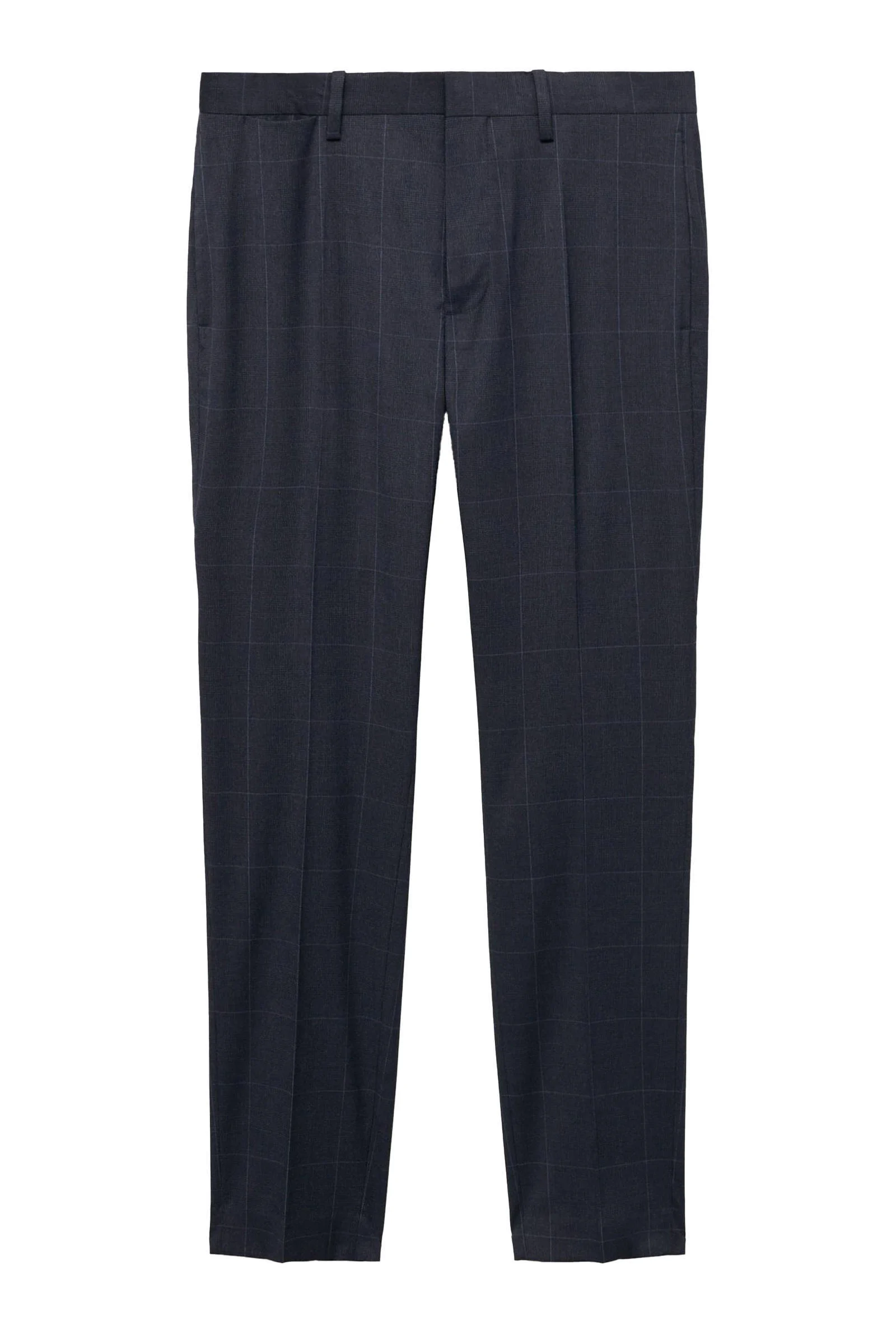 Mango Man super skinny pantalon donkerblauw