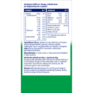 Davitamon Actifit 50  Omega-3 Visolie Capsules 90CP