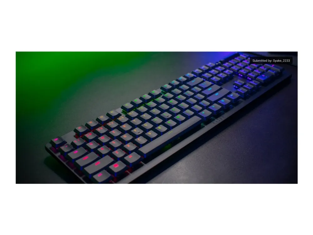 Razer DeathStalker V2 - Tastatur - bagbelyst - USB - USA - tastkontakt: Razer Linear Optical Switch Red