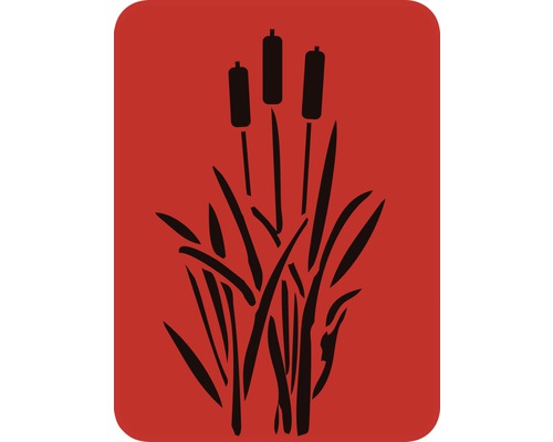Decoratief sjabloon riet 43 x 56 cm