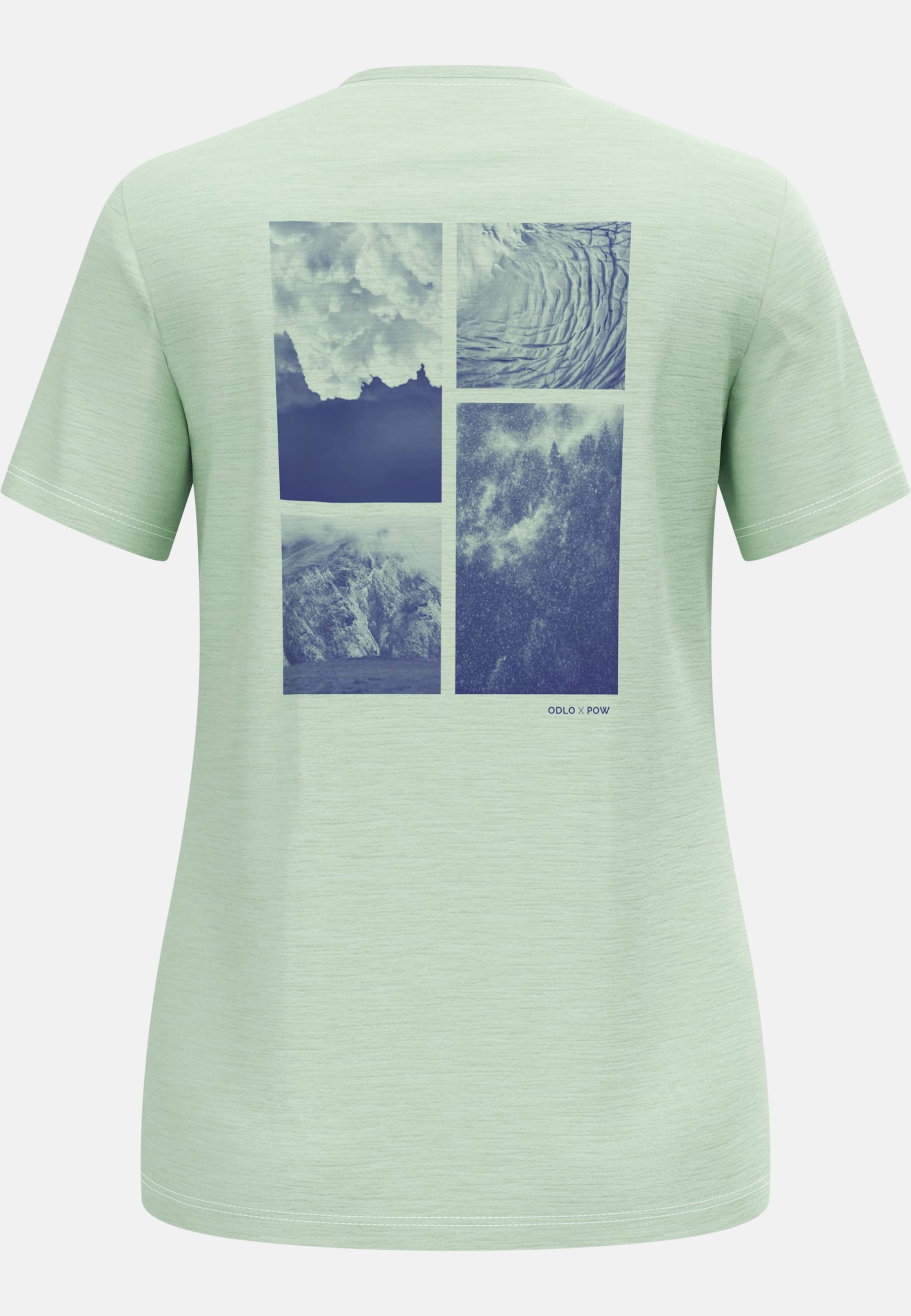 Odlo x POW Collective Voices T-Shirt aus Merinomix in ambrosia melange