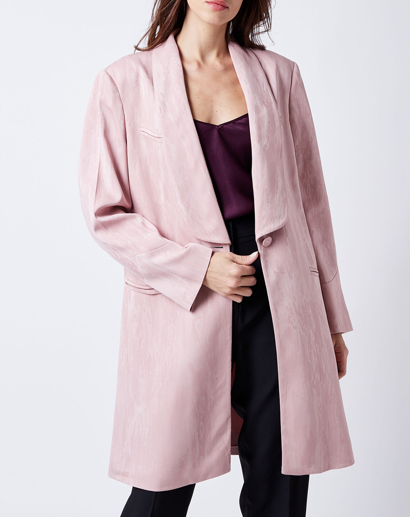 John Galliano Veste imprimée rose