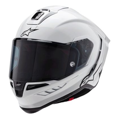 Casque Alpinestars Supertech R10 Solid - Blanc / Noir