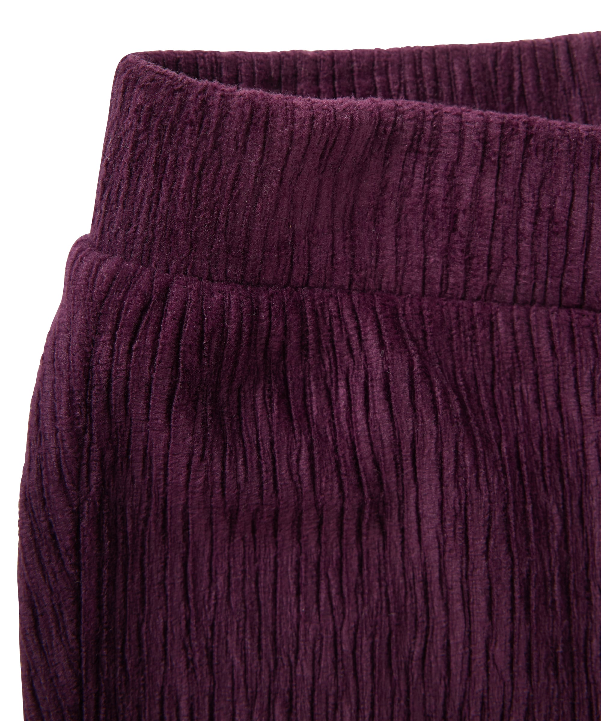 uni flared fit broek velvet