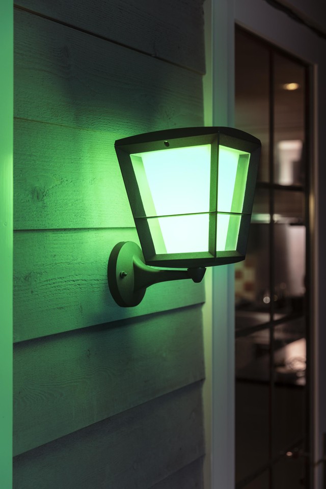 Philips Hue - Econic Up Wall Lantern Outdoor - White & Color Ambiance