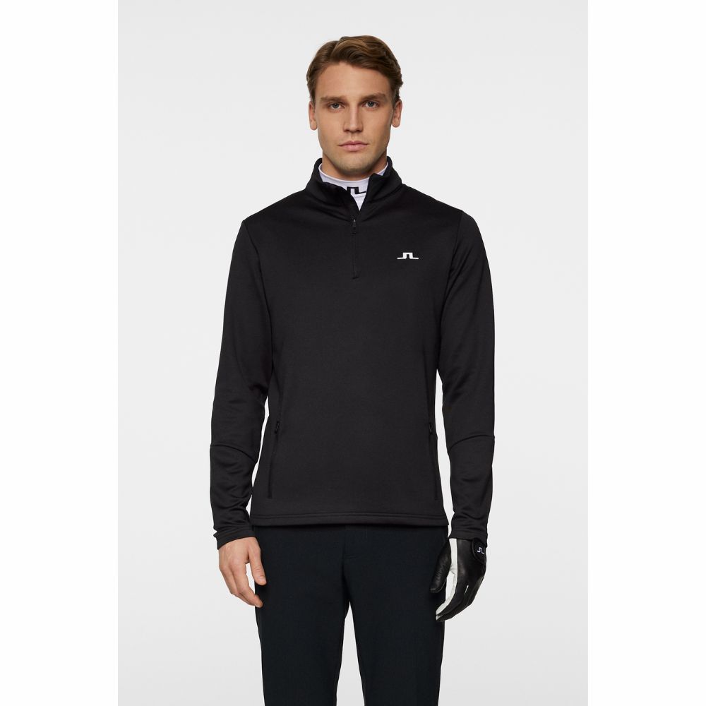 Aerial Quarter Zip Genser Svart