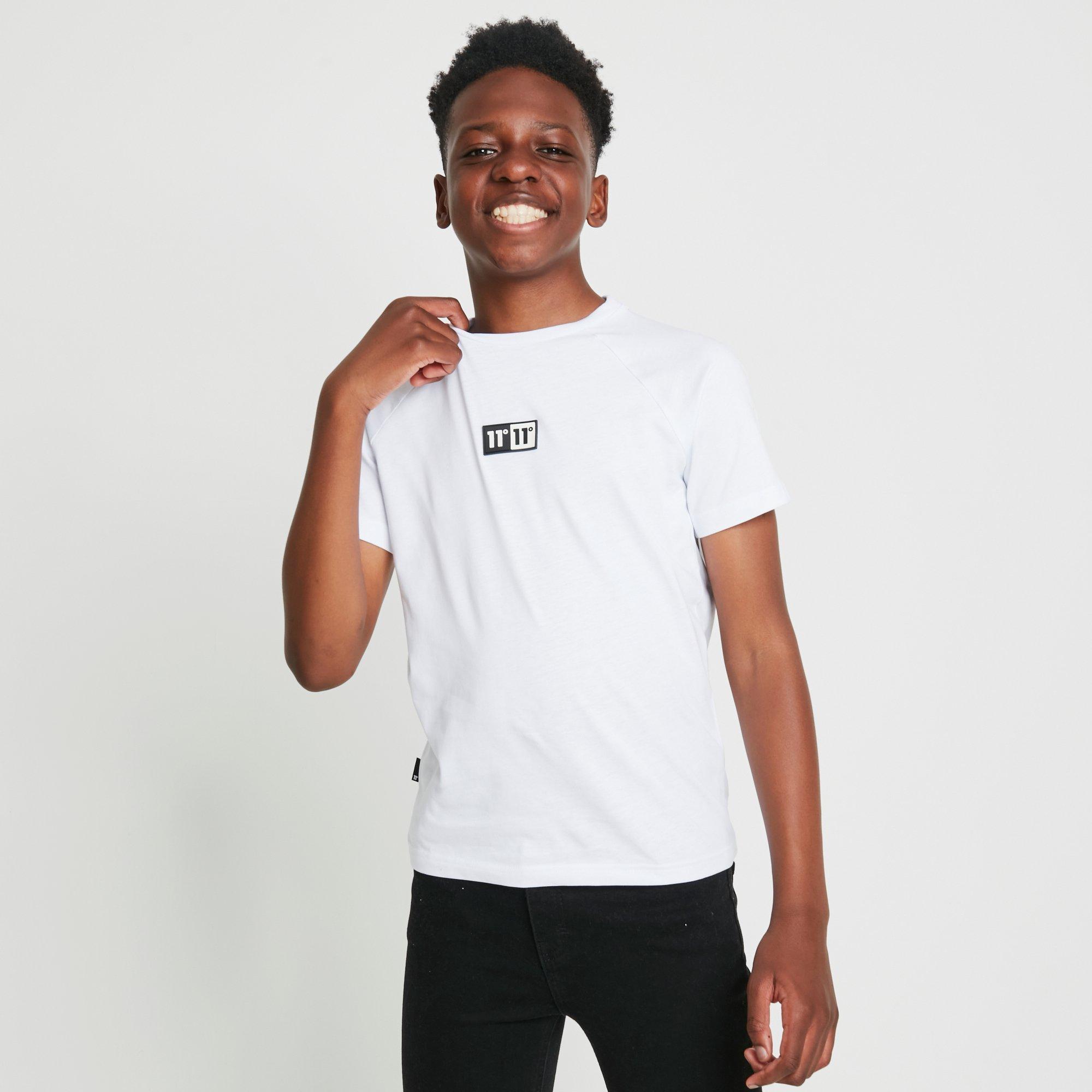 11 Degrees 11D Junior Domino T Shirt White