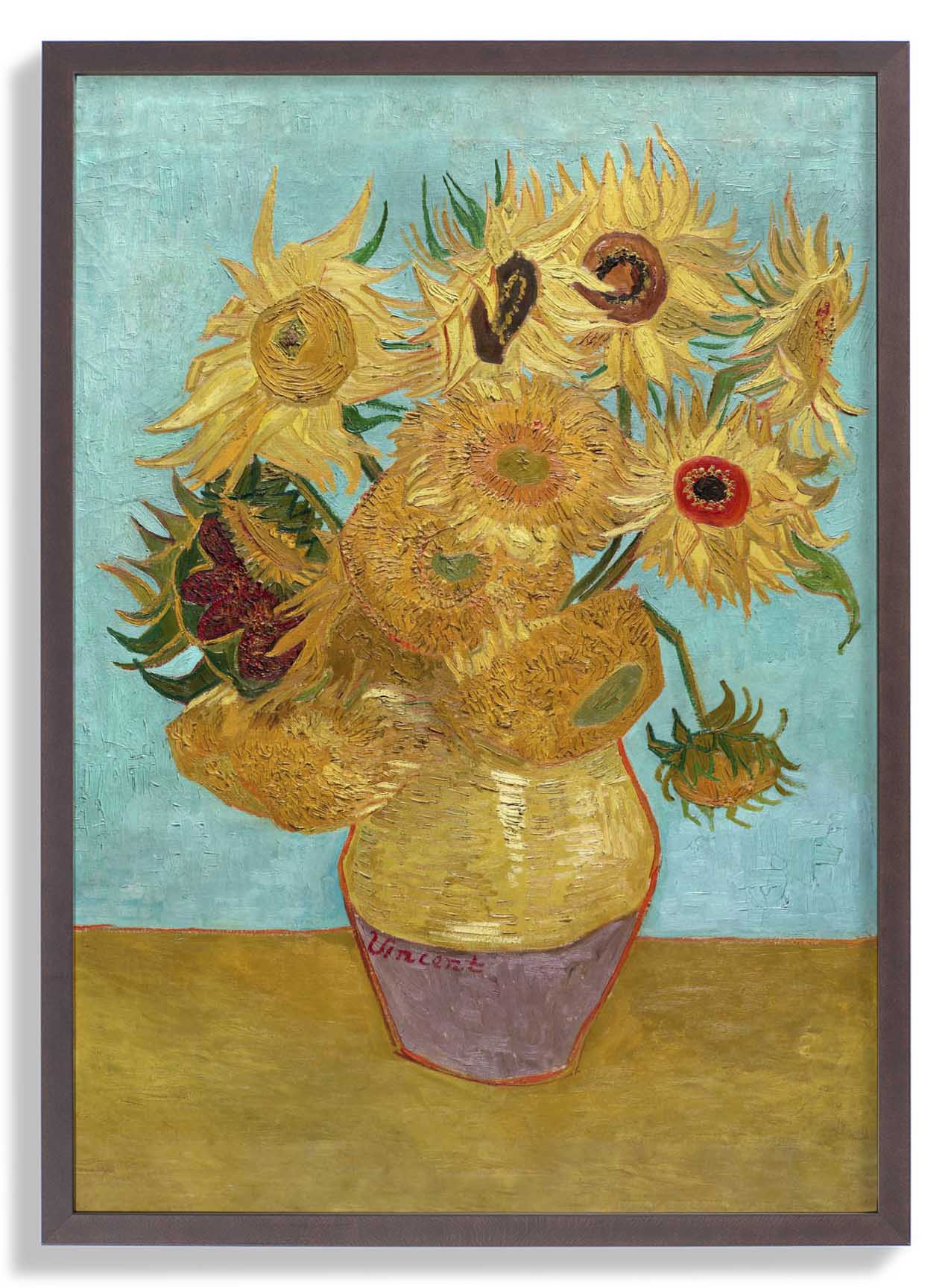 Vase mit zwölf Sonnenblumen von Van Gogh