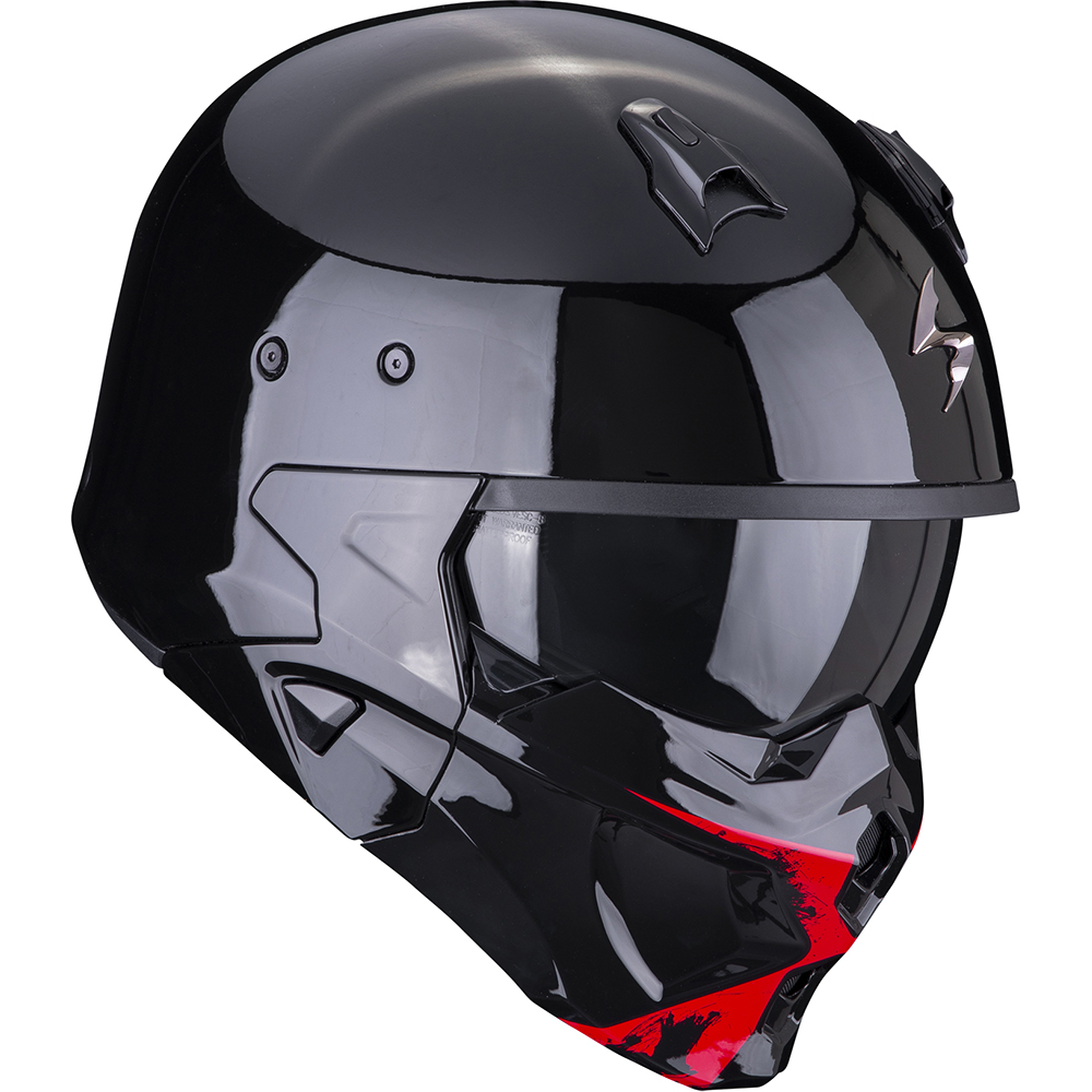Scorpion - Casque Covert-X Tanker Noir / Rouge