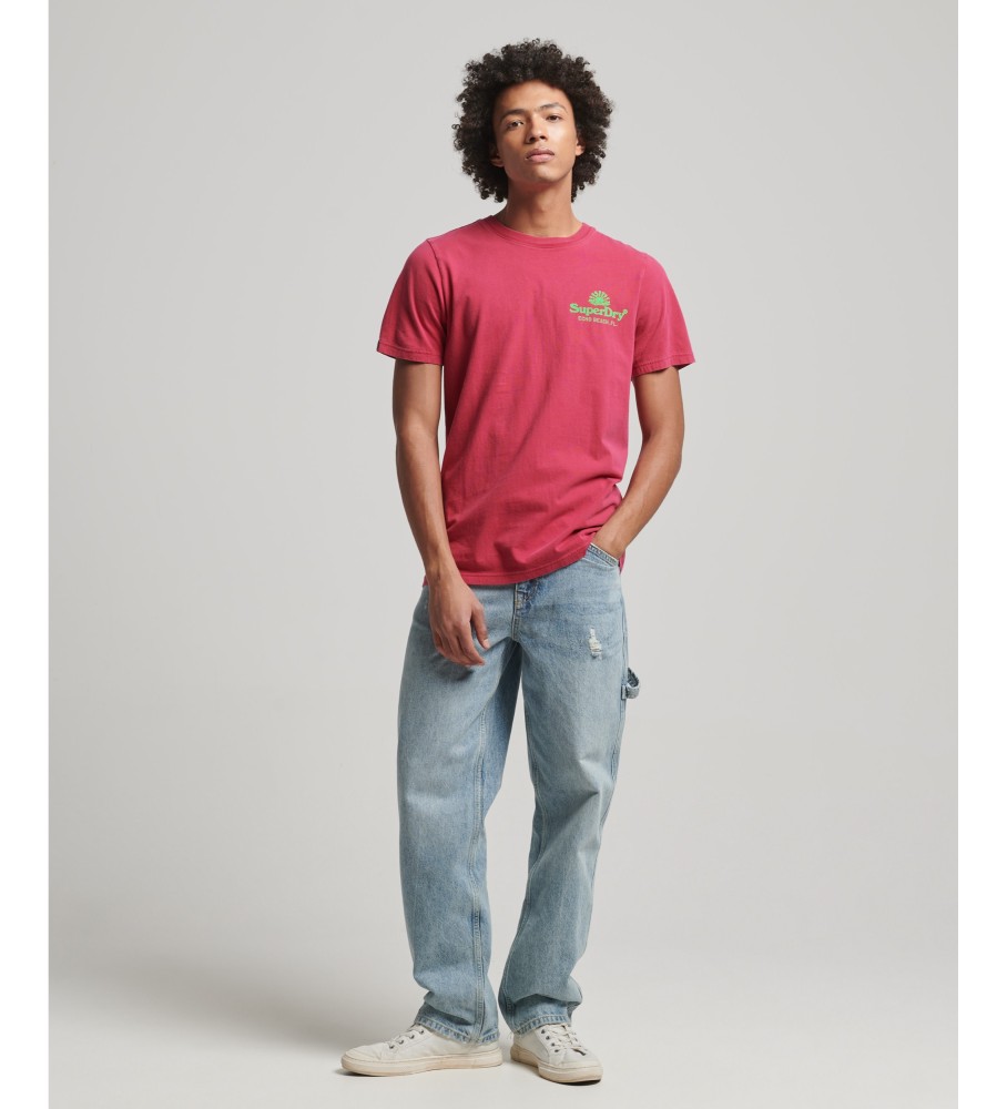 Camiseta rosa neon Superdry Vintage Venue
