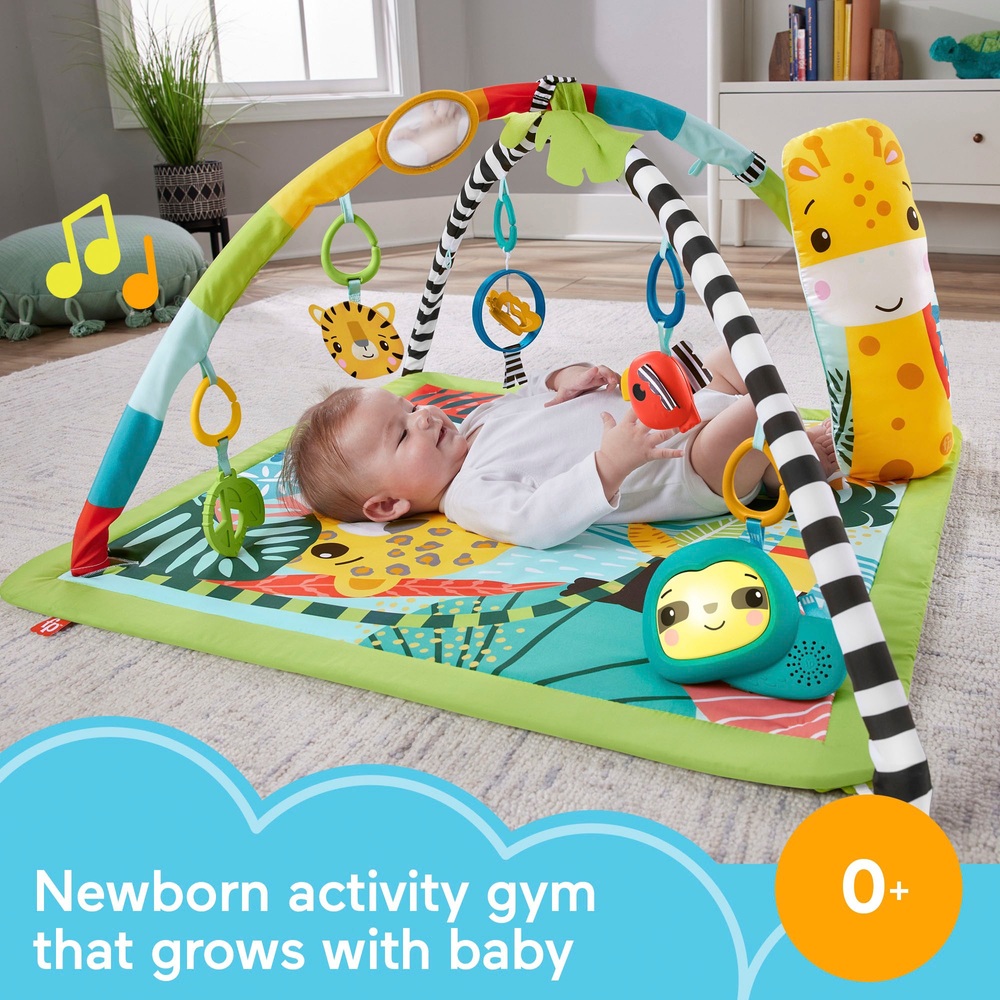 Fisher-Price 3-in-1 Regenwald-Sinnes-Babyspielcenter
