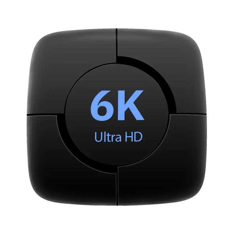 4GB Ram 6K Android 12.0 Smart TV Box Internet WiFi Streaming HDMI 32GB Quad Core Media Player mit Gigabit Ethernet LAN / Digitaluhr   Fernbedienung