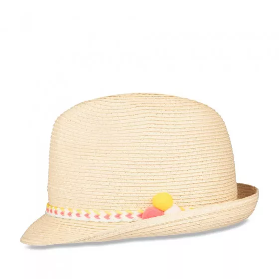 Chapeau BEIGE LOVELY SKULL