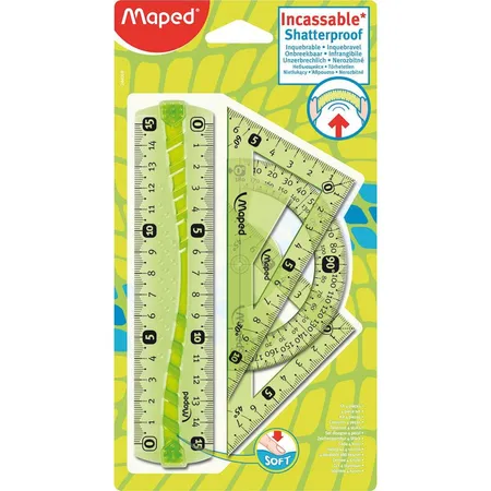 Maped Flex Mini Zeichenset, 4-teilig, sortiert